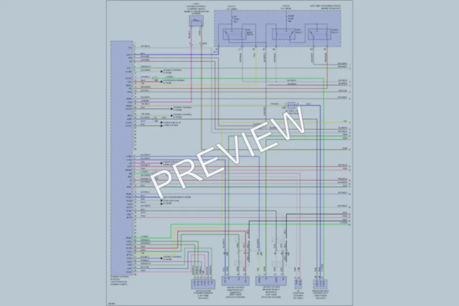 2012 Lexus IS250C Engine Performance wiring diagram preview
