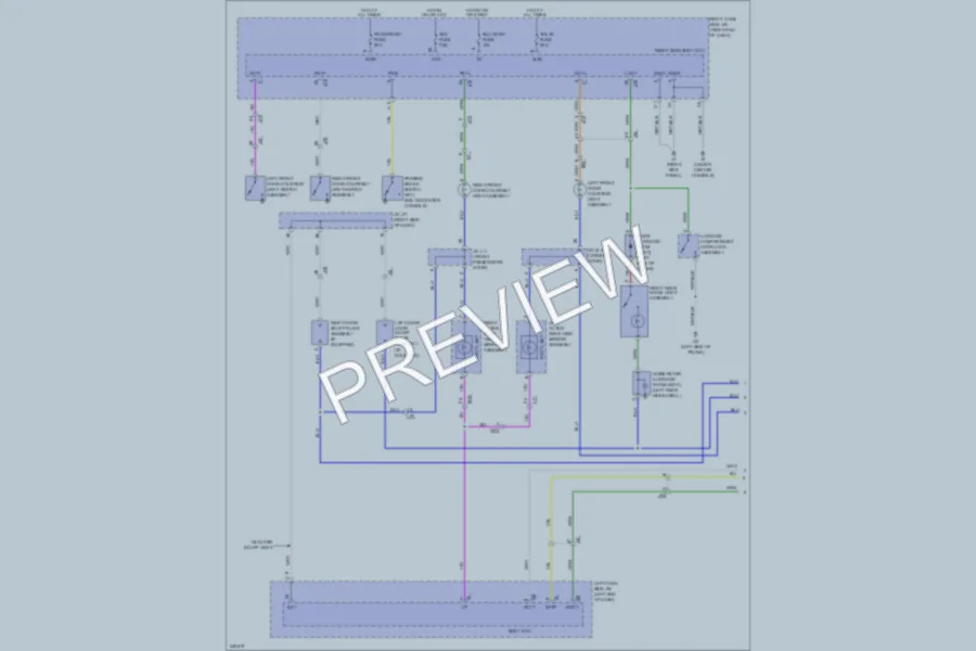 2012 Lexus IS250C Interior Lights wiring diagram preview