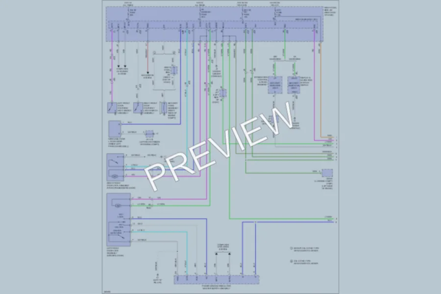 2012 Lexus IS250C Power Door Locks wiring diagram preview