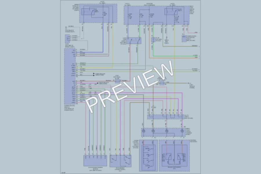 2012 Lexus IS350 Cruise Control wiring diagram preview