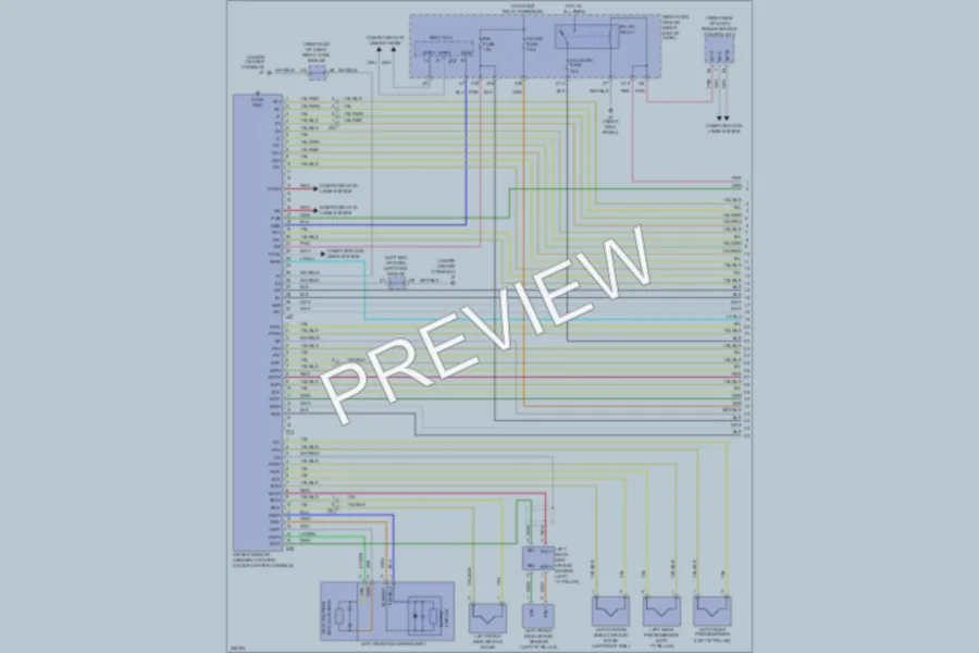 2012 Lexus IS350 Supplemental Restraints wiring diagram preview
