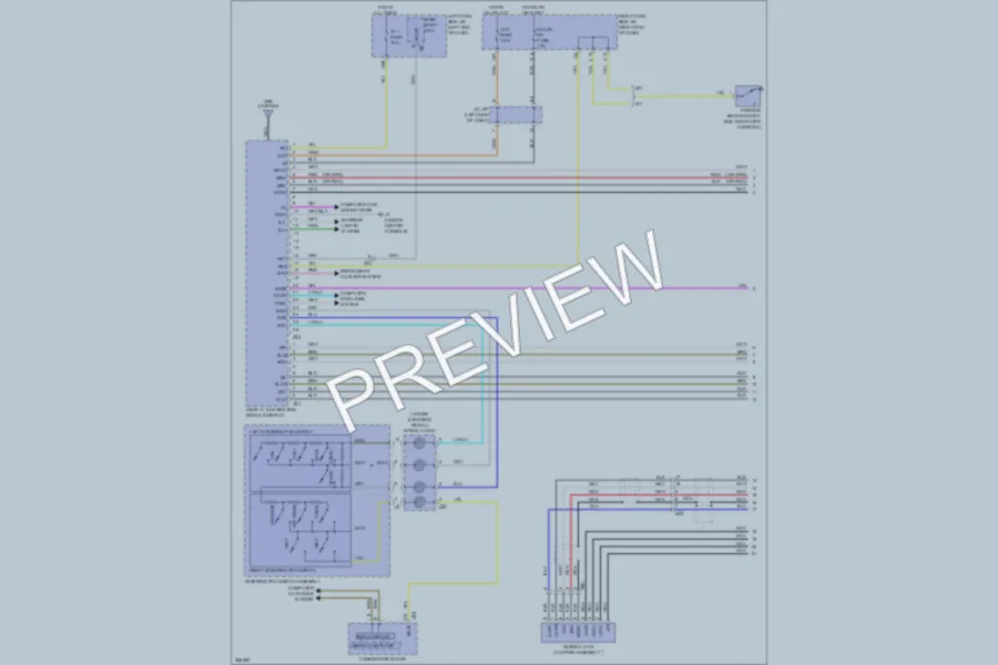 2012 Lexus IS350C Navigation wiring diagram preview