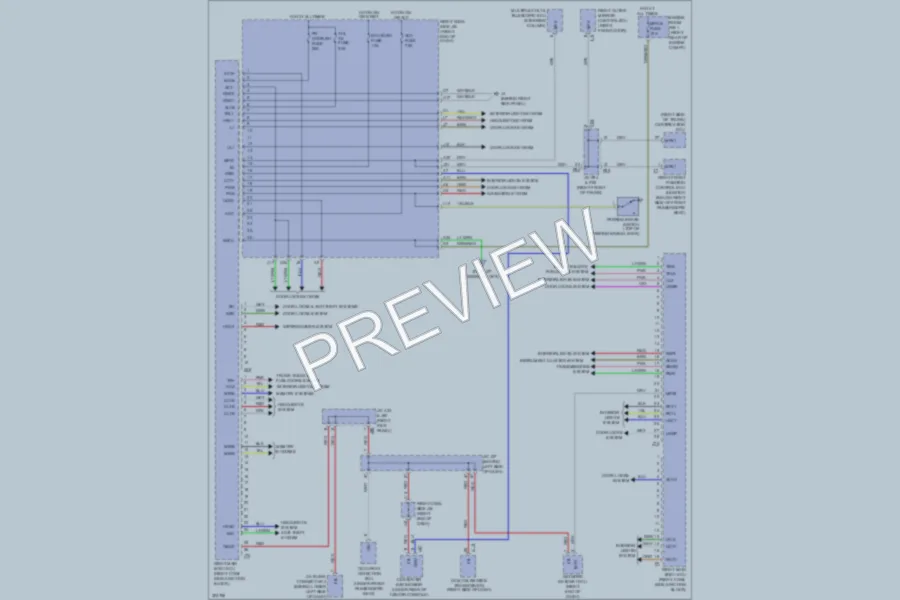 2012 Lexus ISF Body Control Modules wiring diagram preview