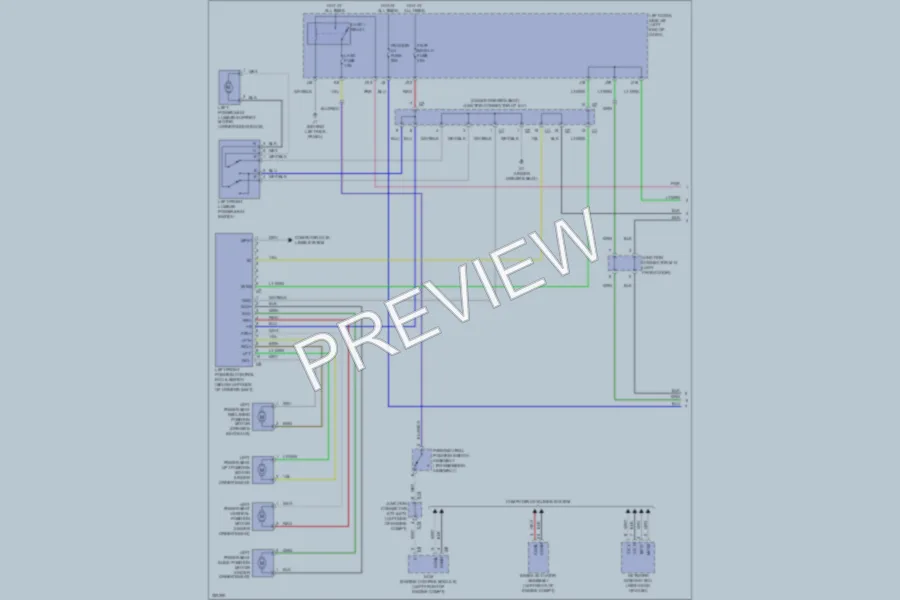 2012 Lexus ISF Memory Systems wiring diagram preview