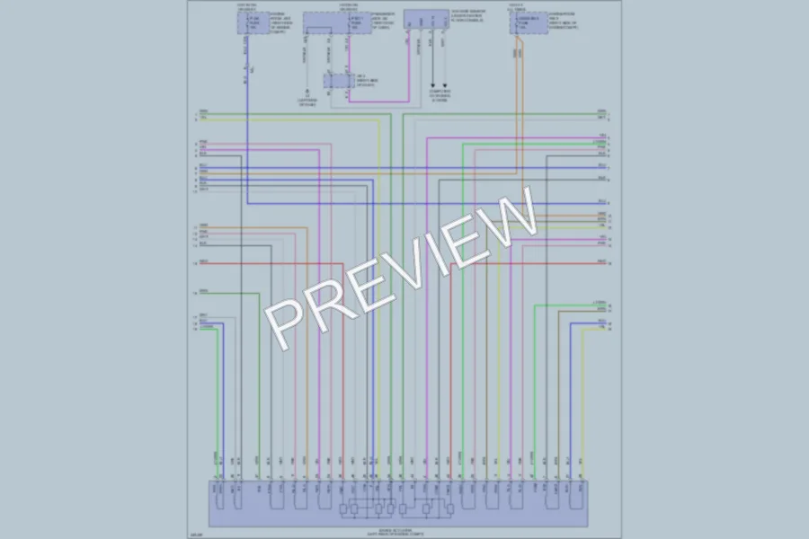 2012 Lexus LS460 Anti Lock Brakes wiring diagram preview