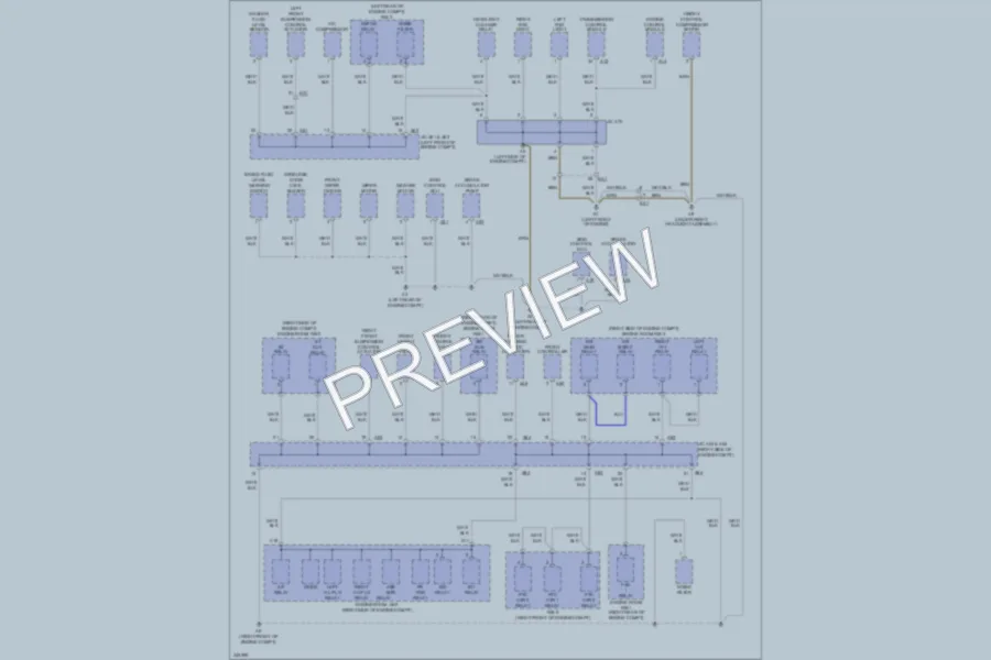 2012 Lexus LS460 Ground Distribution wiring diagram preview