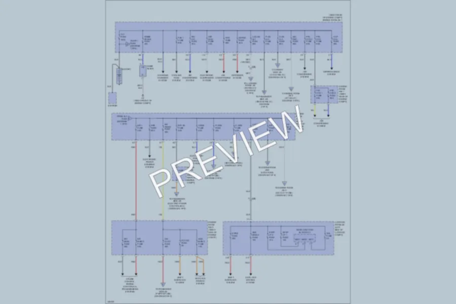 2012 Lexus LS460 Power Distribution wiring diagram preview