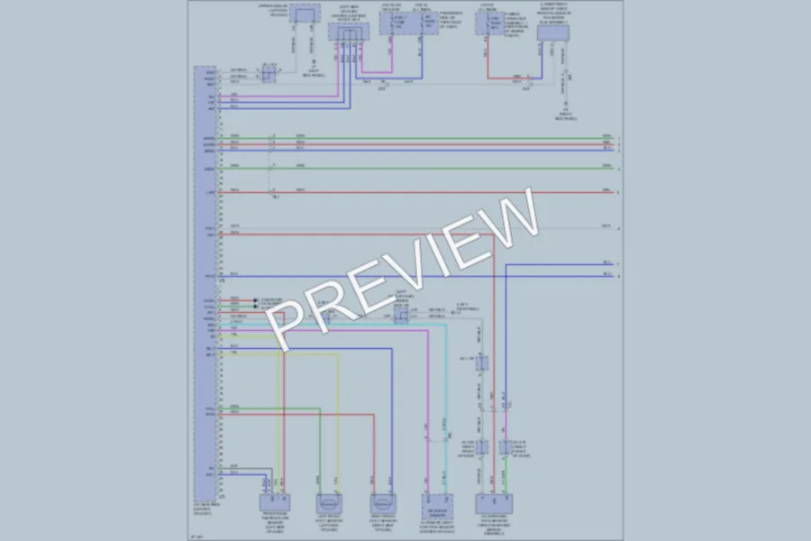 2012 Lexus LS600h Air Conditioning wiring diagram preview