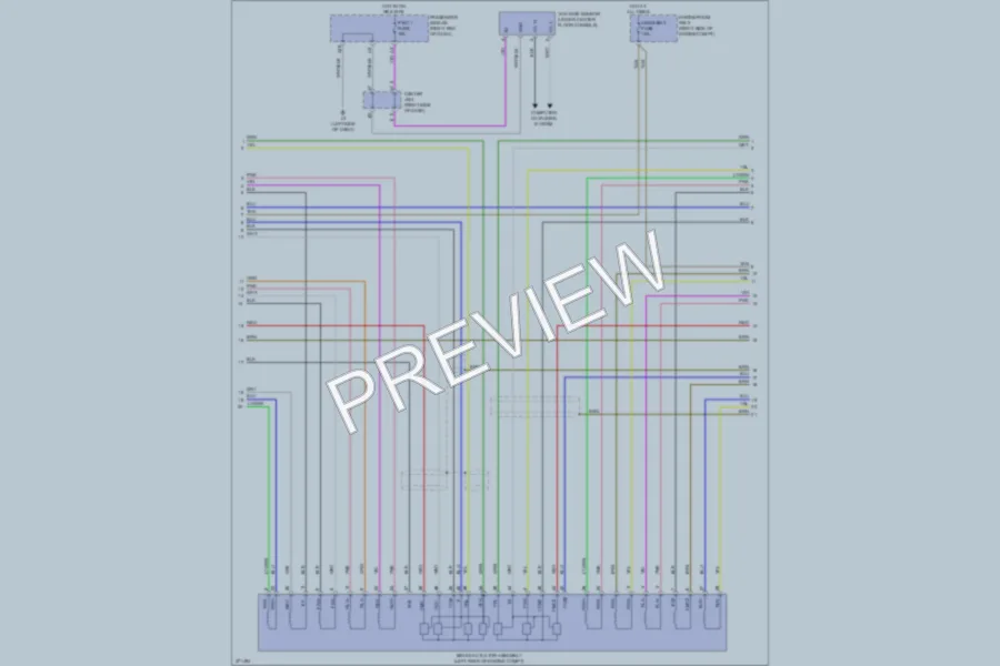2012 Lexus LS600h Anti Lock Brakes wiring diagram preview
