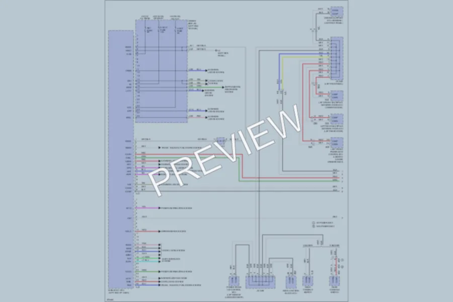 2012 Lexus LS600h Body Control Modules wiring diagram preview