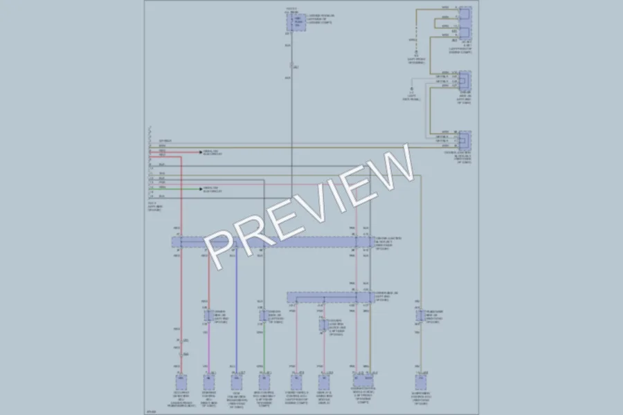 2012 Lexus LS600h Computer Data Lines wiring diagram preview