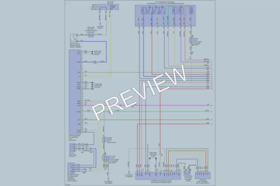 2012 Lexus LS600h Cruise Control wiring diagram preview
