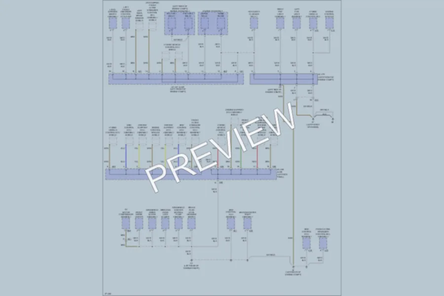 2012 Lexus LS600h Ground Distribution wiring diagram preview