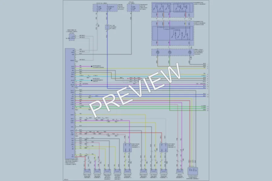 2012 Lexus LS600h Radio wiring diagram preview
