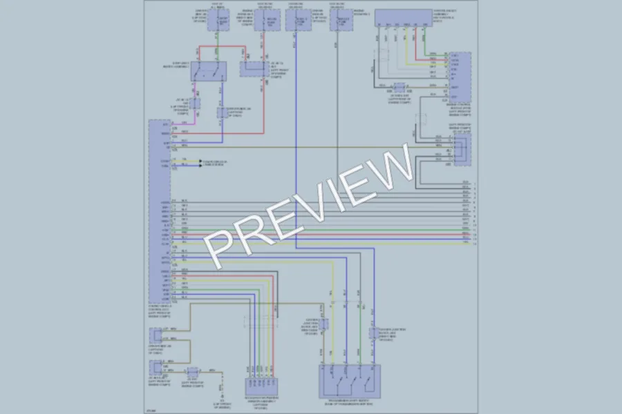 2012 Lexus LS600h Transmission wiring diagram preview