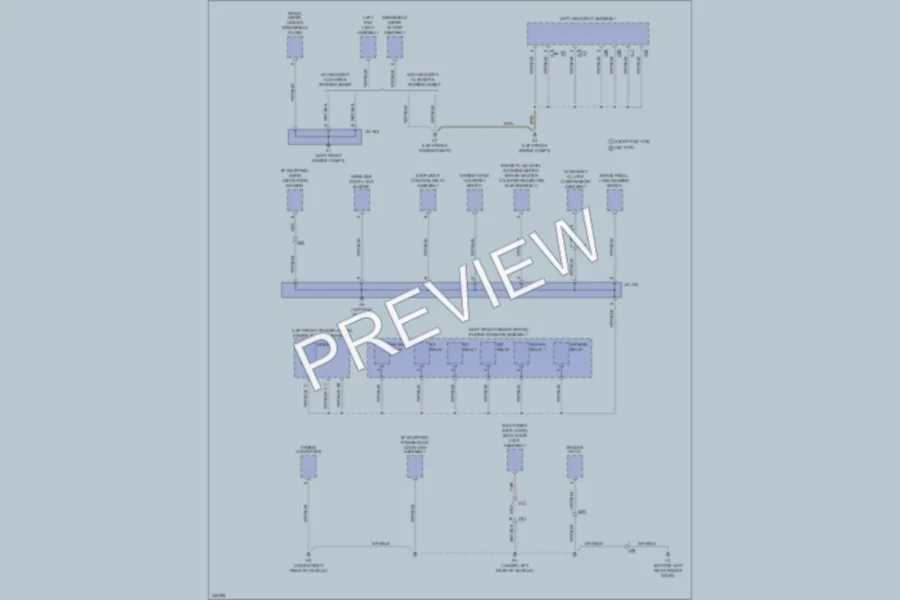 2012 Lexus RX350 Ground Distribution wiring diagram preview