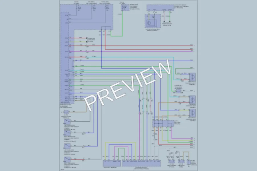 2012 Lexus RX350 Interior Lights wiring diagram preview