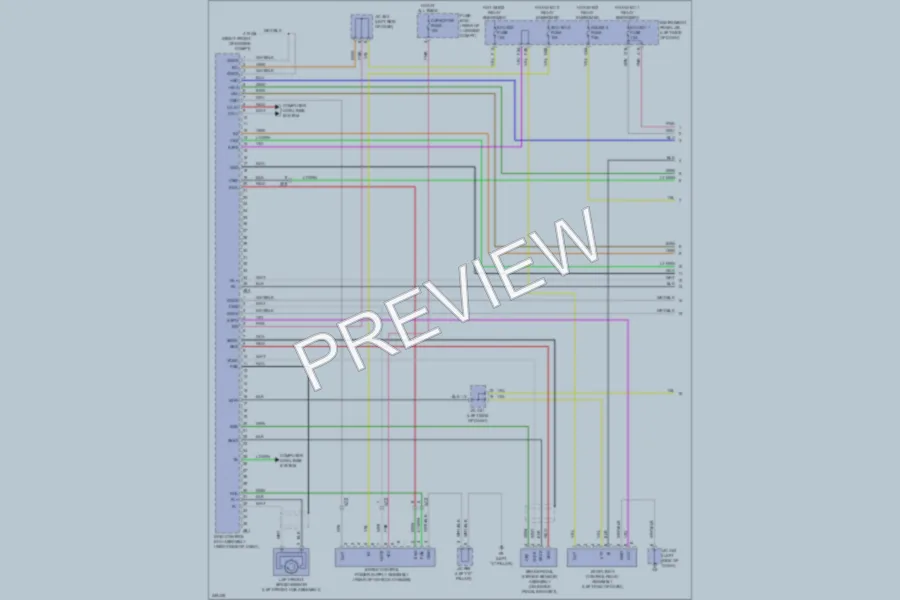 2012 Lexus RX450h Anti Lock Brakes wiring diagram preview