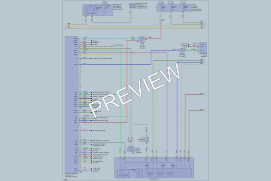 2012 Lexus RX450h Anti Theft wiring diagram preview