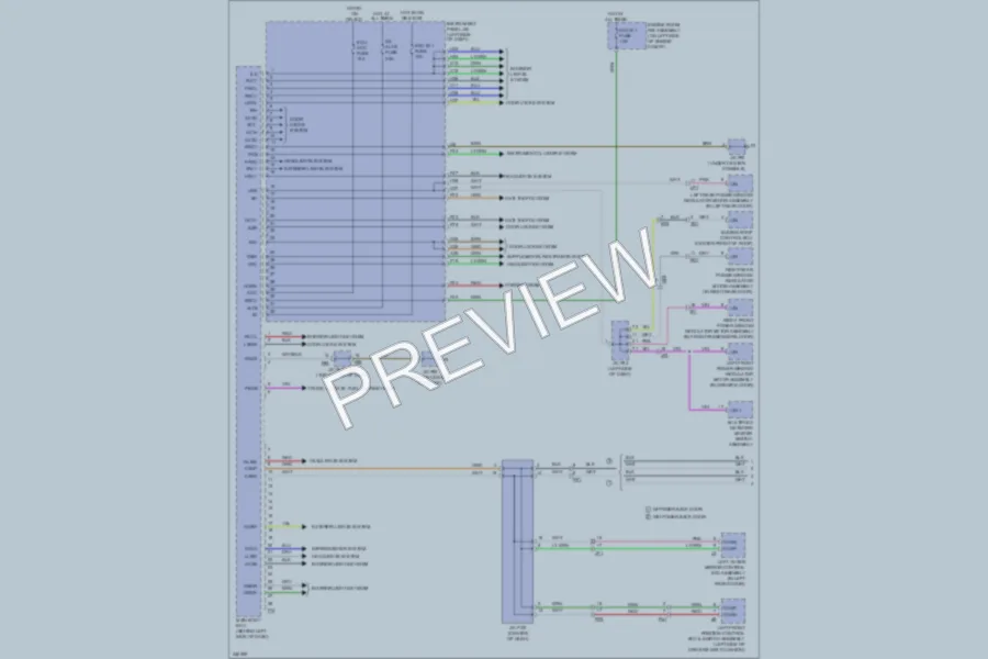 2012 Lexus RX450h Body Control Modules wiring diagram preview