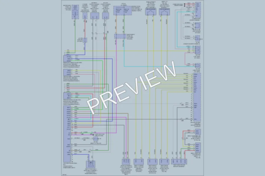 2012 Lexus RX450h Supplemental Restraints wiring diagram preview