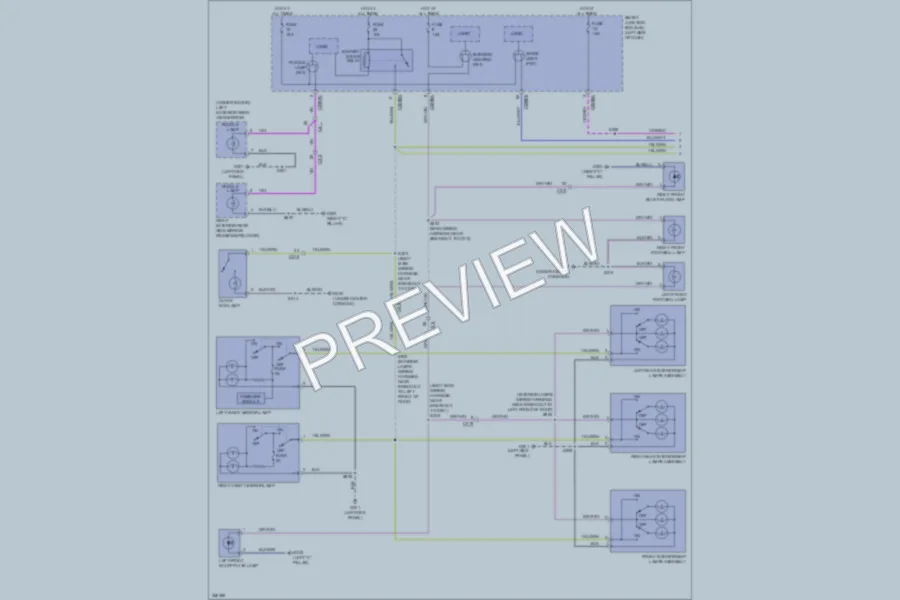 2012 Lincoln MKS Interior Lights wiring diagram preview