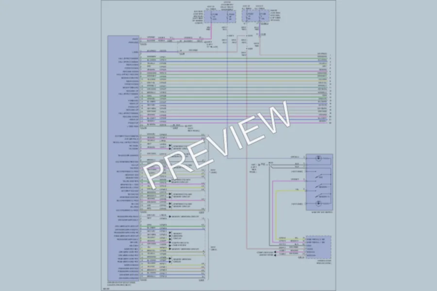 2012 Lincoln MKS Memory Systems wiring diagram preview