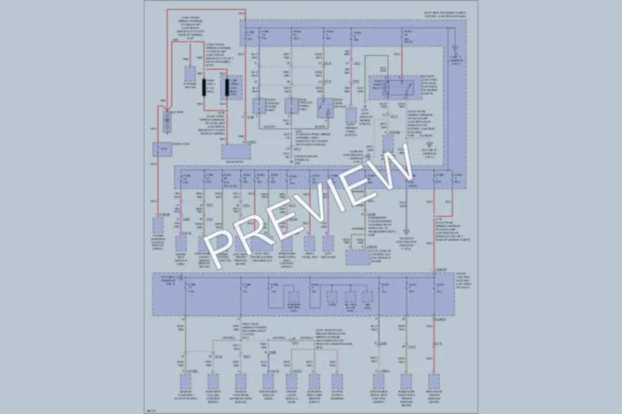 2012 Lincoln MKS Power Distribution wiring diagram preview