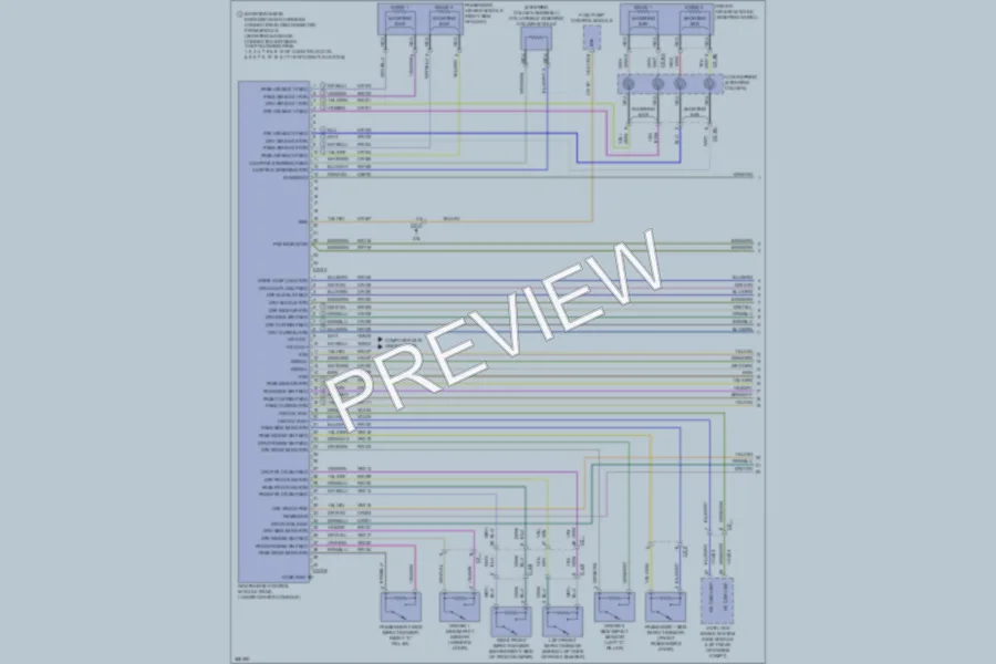 2012 Lincoln MKS Supplemental Restraints wiring diagram preview