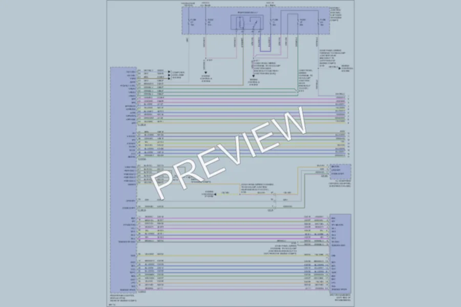 2012 Lincoln MKS Transmission wiring diagram preview