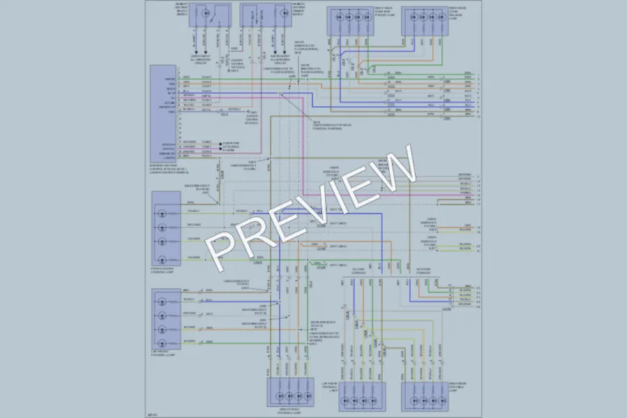2012 Lincoln MKT Interior Lights wiring diagram preview