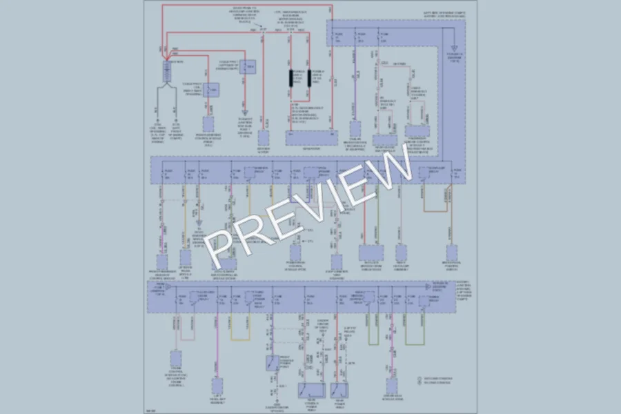 2012 Lincoln MKT Power Distribution wiring diagram preview