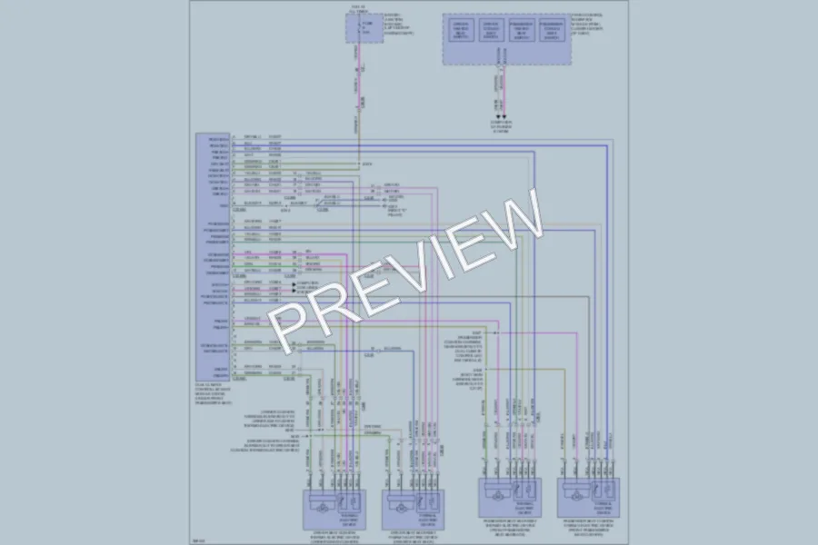 2012 Lincoln MKT Power Seats wiring diagram preview