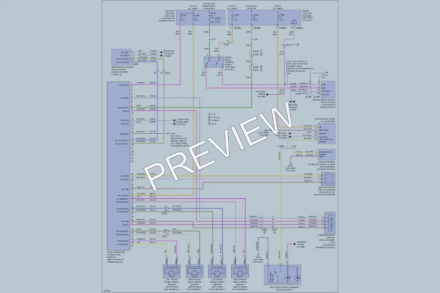 2012 Lincoln MKZ Anti Lock Brakes wiring diagram preview