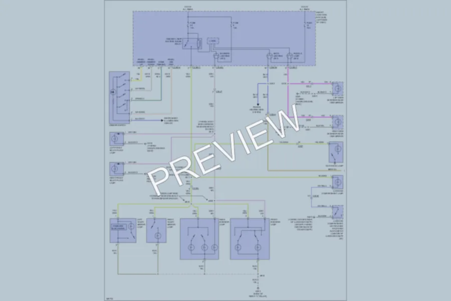 2012 Lincoln MKZ Interior Lights wiring diagram preview
