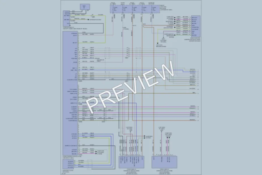2012 Lincoln MKZ Radio wiring diagram preview
