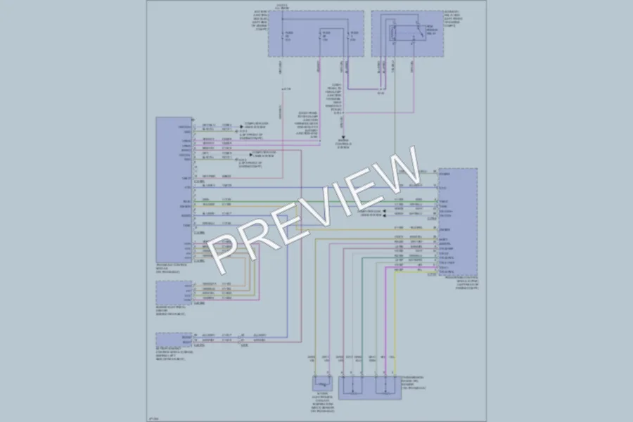2012 Lincoln MKZ Transmission wiring diagram preview