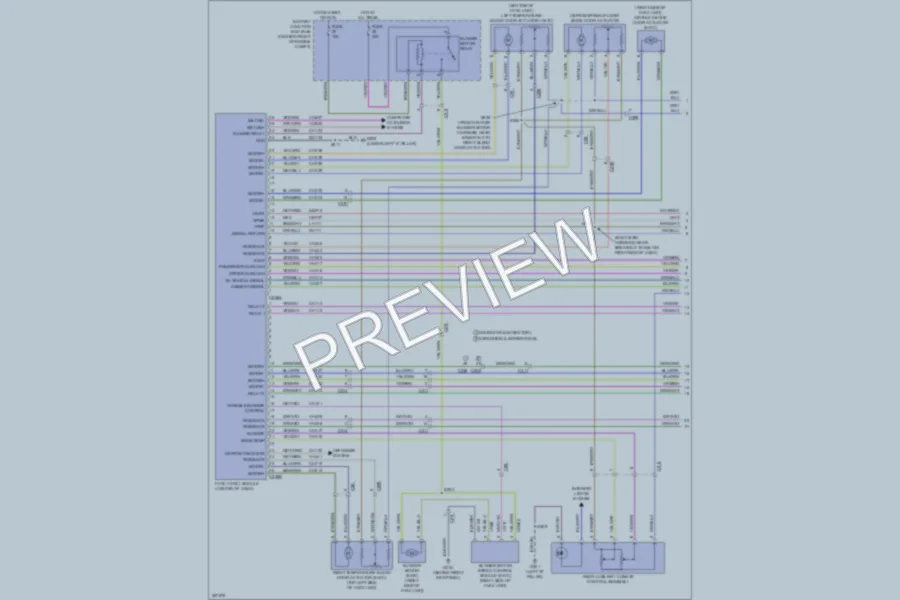 2012 Lincoln Navigator Air Conditioning wiring diagram preview