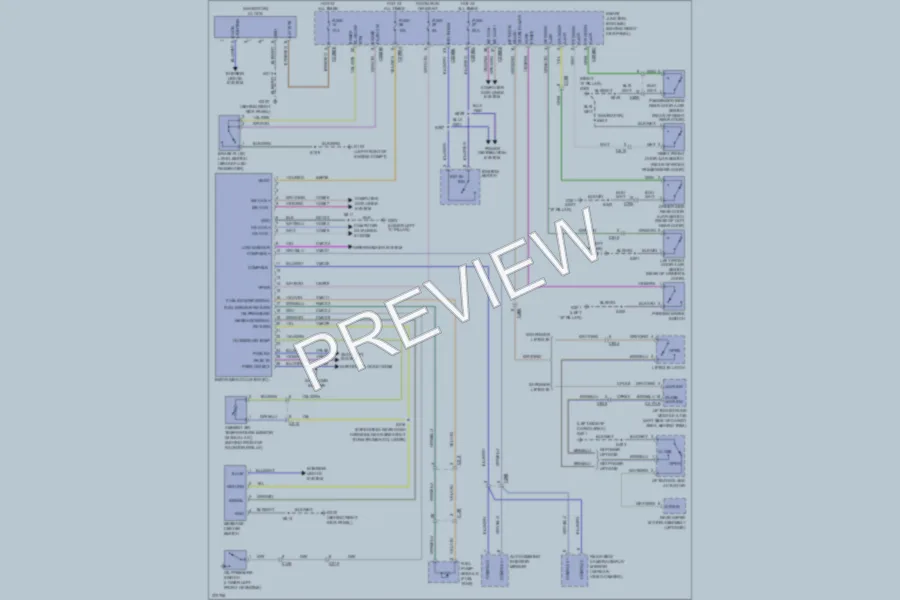 2012 Lincoln Navigator Instrument Cluster wiring diagram preview