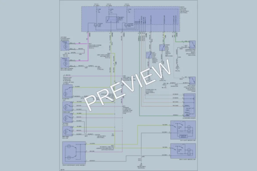 2012 Lincoln Navigator Interior Lights wiring diagram preview