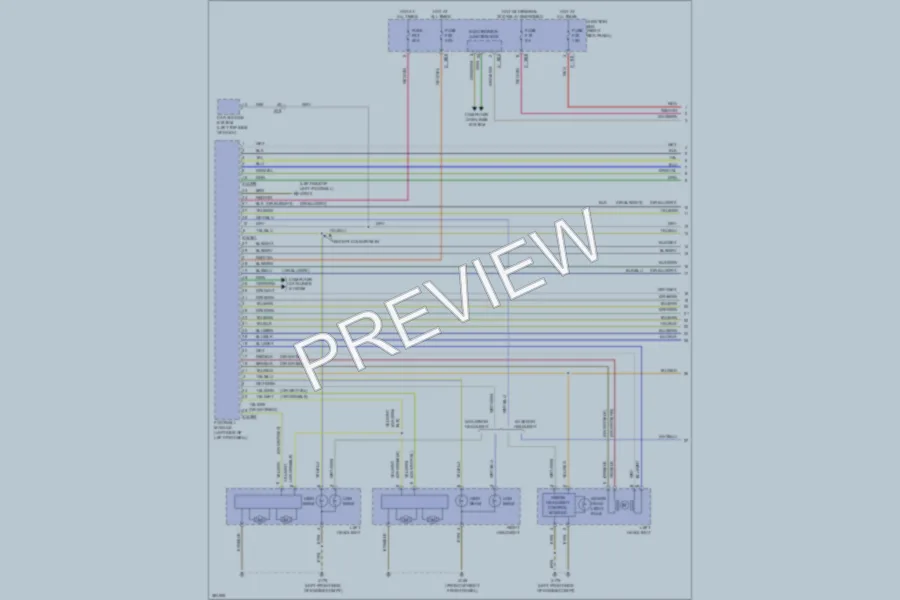 2012 MINI Cooper Headlights wiring diagram preview