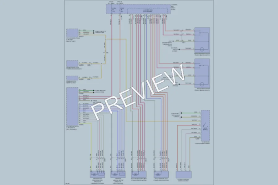 2012 MINI Cooper Power Windows wiring diagram preview