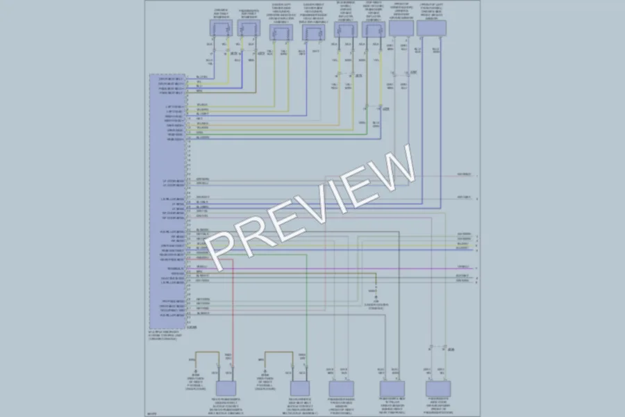 2012 MINI Cooper Supplemental Restraints wiring diagram preview
