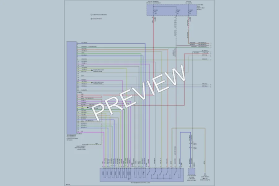 2012 MINI Cooper Transmission wiring diagram preview
