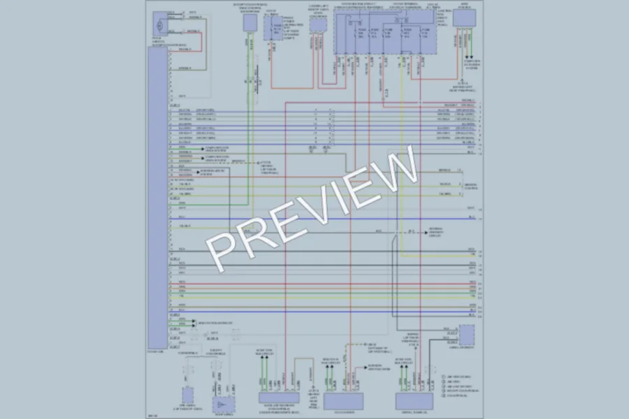 2012 MINI CooperClubman Navigation wiring diagram preview