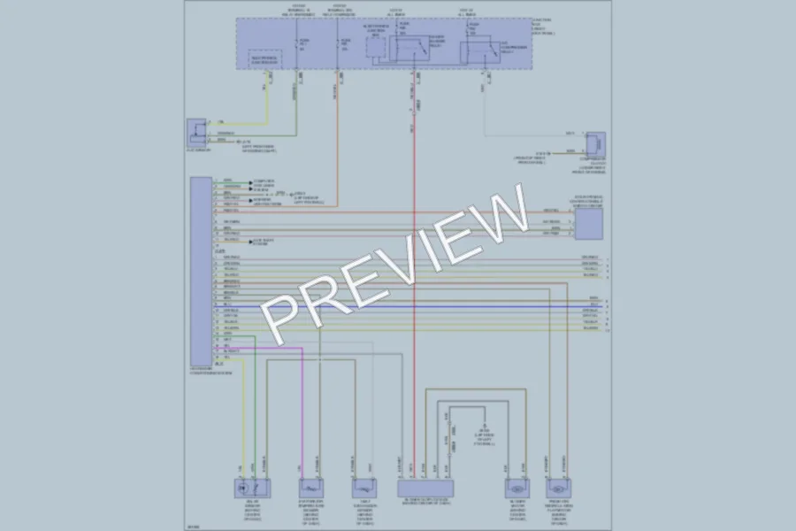 2012 MINI CooperCountryman Air Conditioning wiring diagram preview