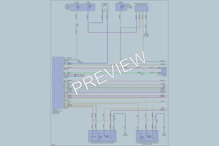 2012 Mazda 2 Power Door Locks wiring diagram preview