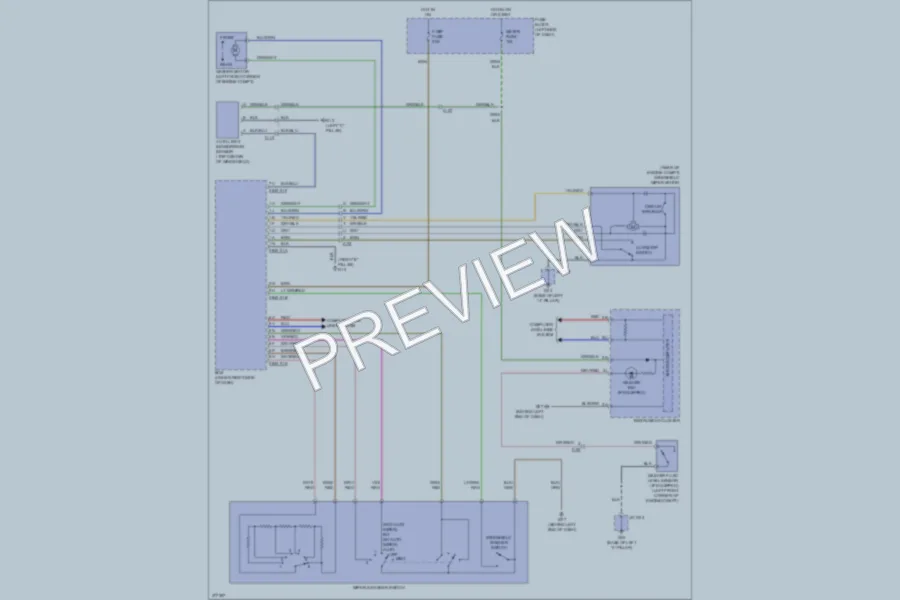 2012 Mazda 2 Wiper Washer wiring diagram preview