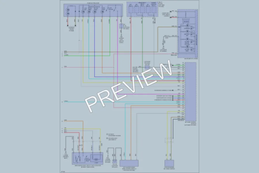 2012 Mazda 3 Anti Theft wiring diagram preview