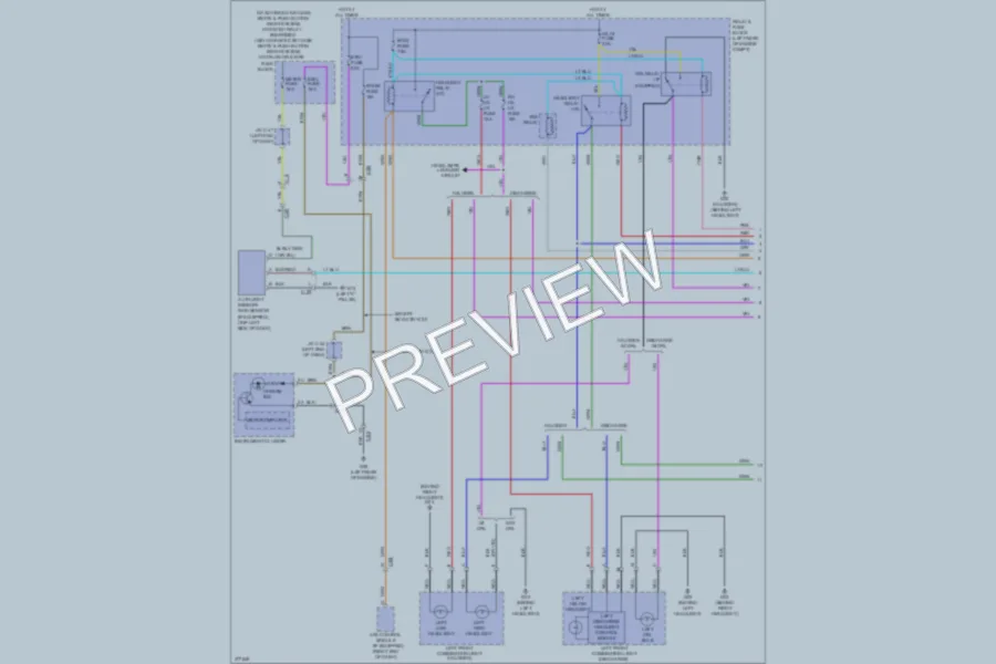 2012 Mazda 3 Headlights wiring diagram preview